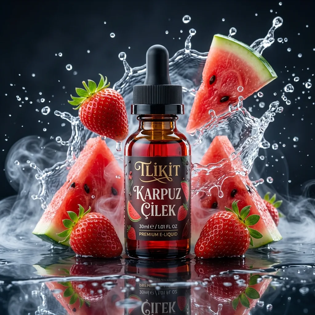 Karpuz Çilek Premium Likit Şişesi