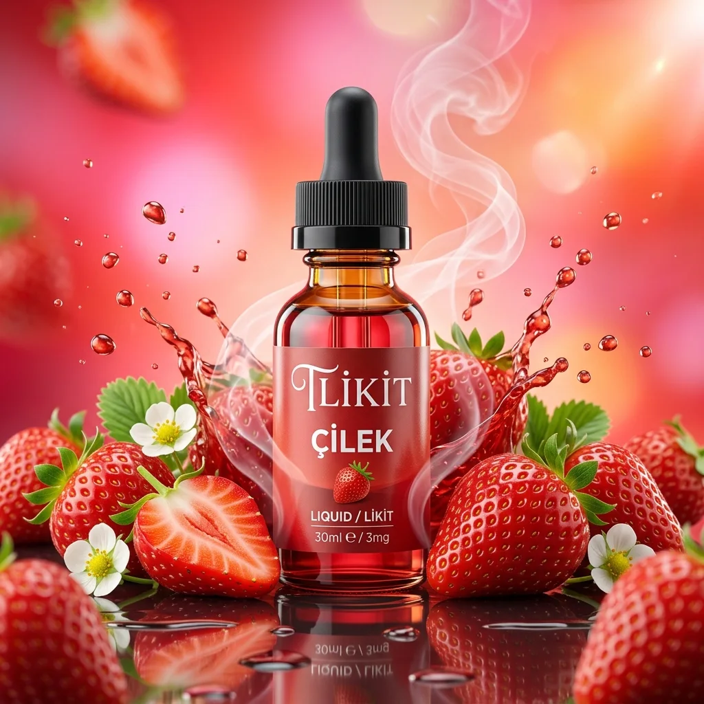 Çilek Premium Likit Şişesi